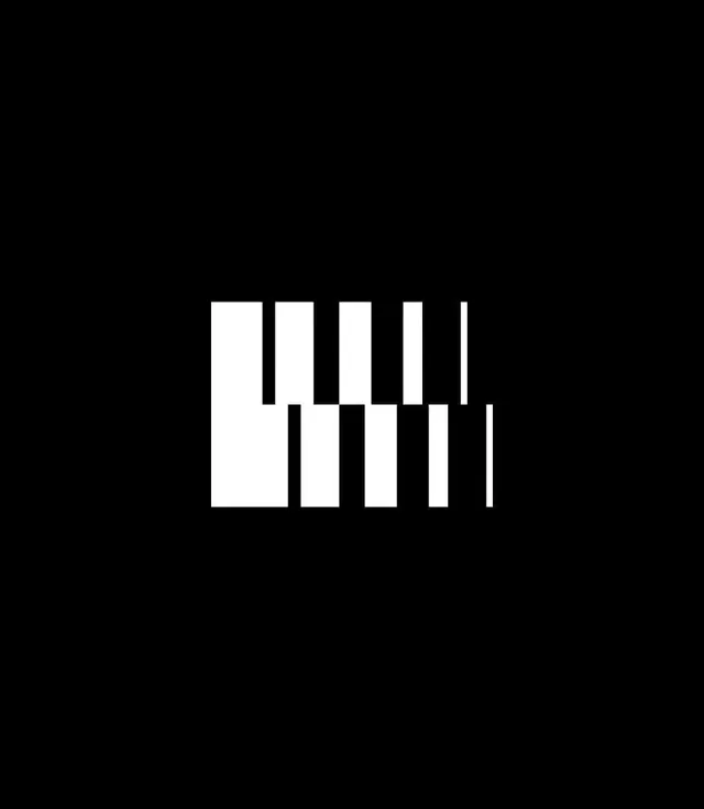 Minimal abstract logo, minimal, abstract, dark