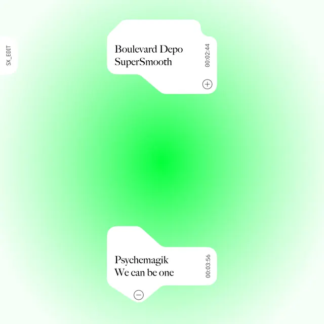 Minimal gradient-heavy ui screen, minimal, gradient-heavy, light