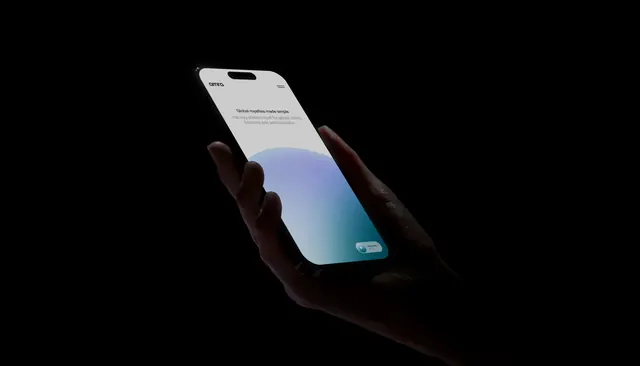 Minimal gradient-heavy ui screen, minimal, gradient-heavy, dark