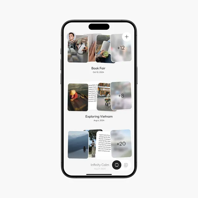 Minimal ui screen, minimal, light