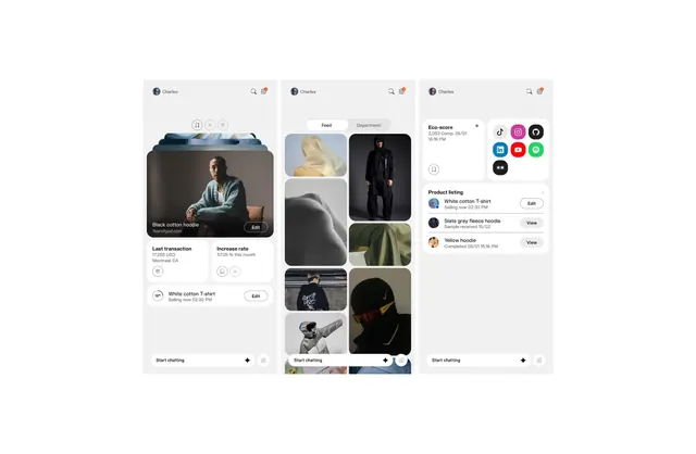 Minimal ui screen, minimal, light