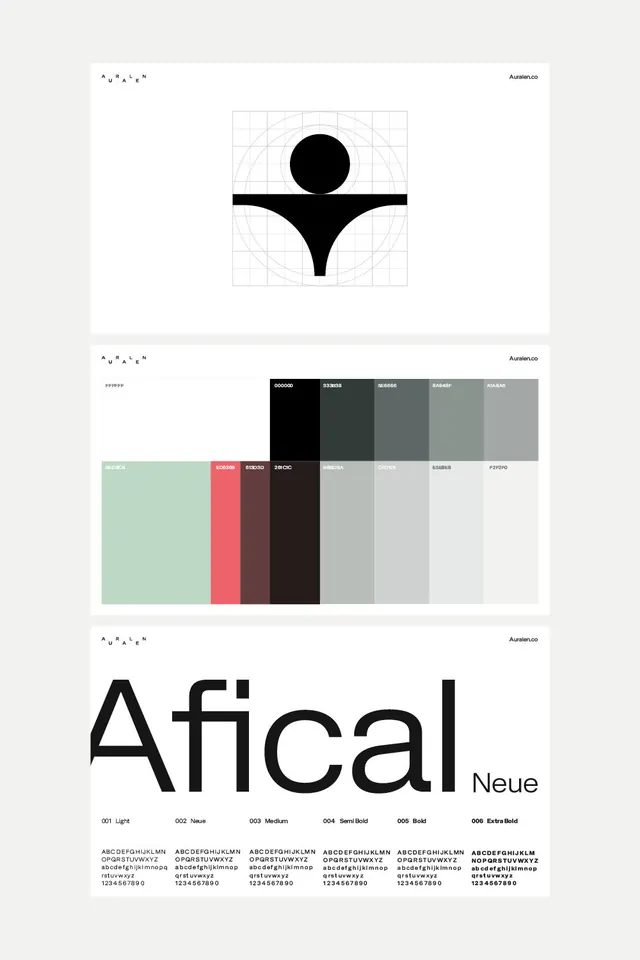 Minimal geometric identity system, minimal, geometric, light