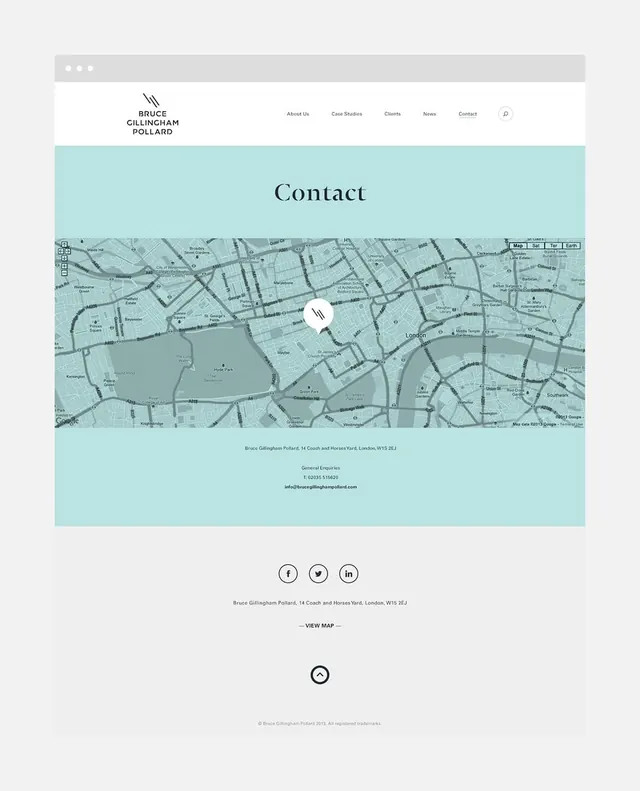 Contact Page Web Layout, minimal, corporate-clean, light
