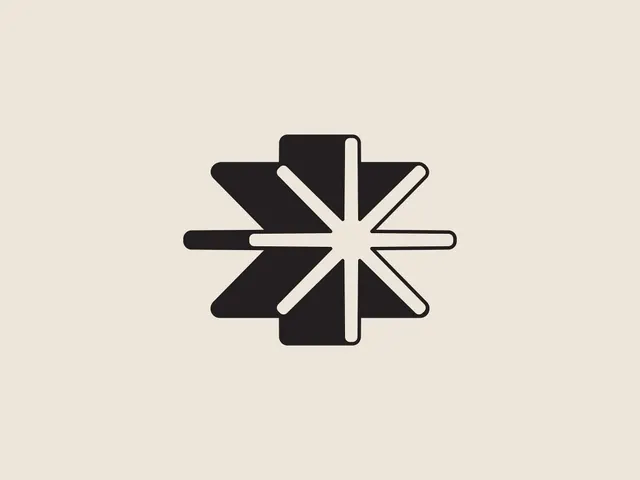 Minimal geometric logo, minimal, geometric, dark