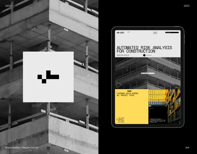 Minimal brutalist ui screen, minimal, brutalist, dark