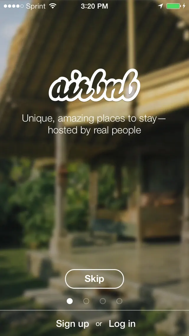 Airbnb Mobile App Onboarding