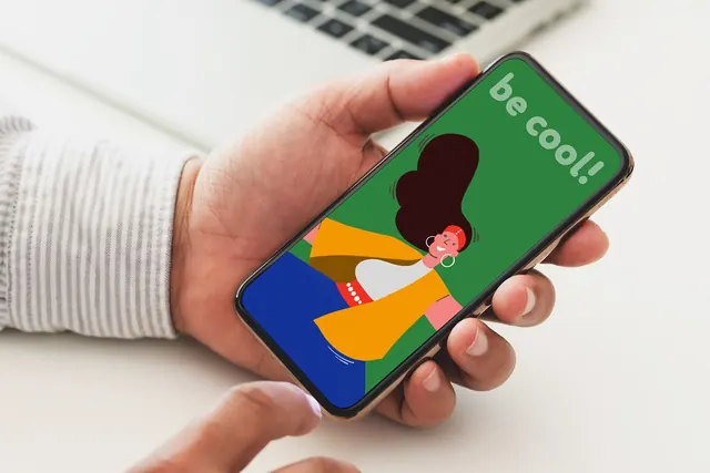 Illustrated minimal ui screen, illustrated, minimal, cool