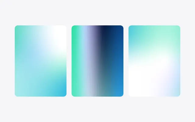 Gradient-heavy minimal ui screen, gradient-heavy, minimal, light