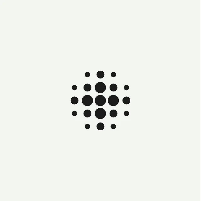 Minimal abstract logo, minimal, abstract, dark