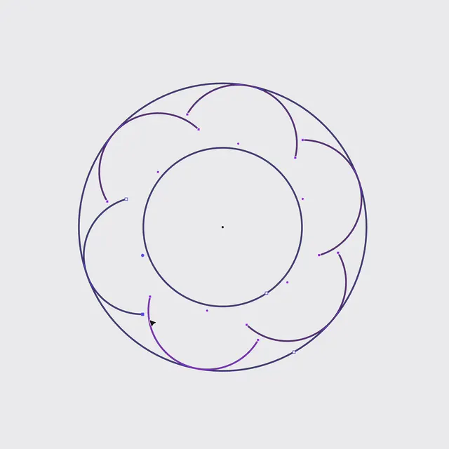 Smart Vector Drawing, geometric, minimal, monochrome