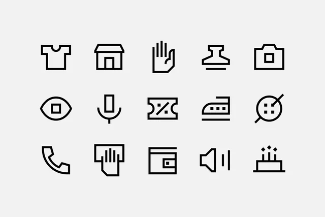 Line-art minimal ui screen, line-art, minimal, dark