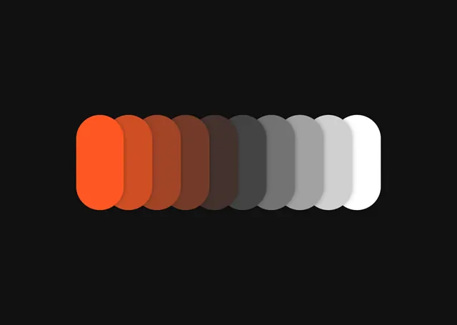 Minimal gradient-heavy dashboard, minimal, gradient-heavy, earthy