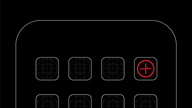 Minimal technical ui screen, minimal, technical, dark