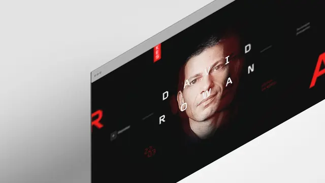 KES portfolio website, dark-mode, editorial, dark
