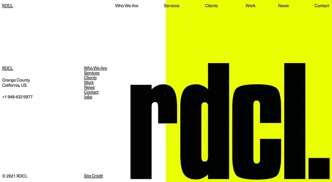 RDCL Financial Web Header, corporate-clean, minimal, dark