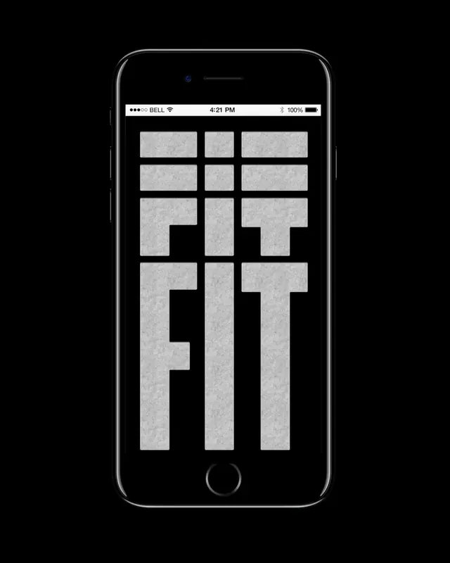Born Mercurial app grid UI, geometric, abstract, light