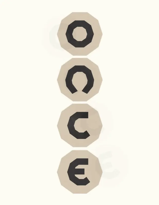 Minimal geometric ui screen, minimal, geometric, light