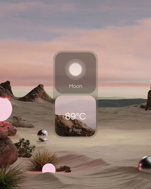 Minimal ui screen, minimal, earthy