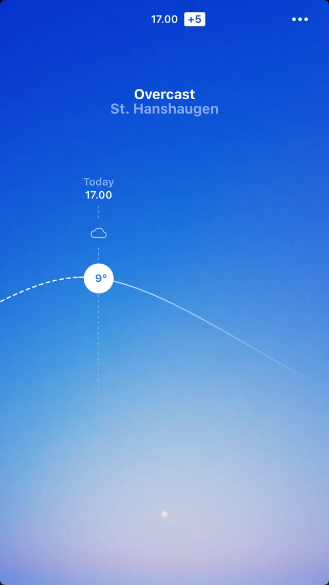 Minimal gradient-heavy ui screen, minimal, gradient-heavy, light