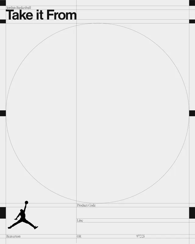 Take it From Layout Template, minimal, swiss, monochrome