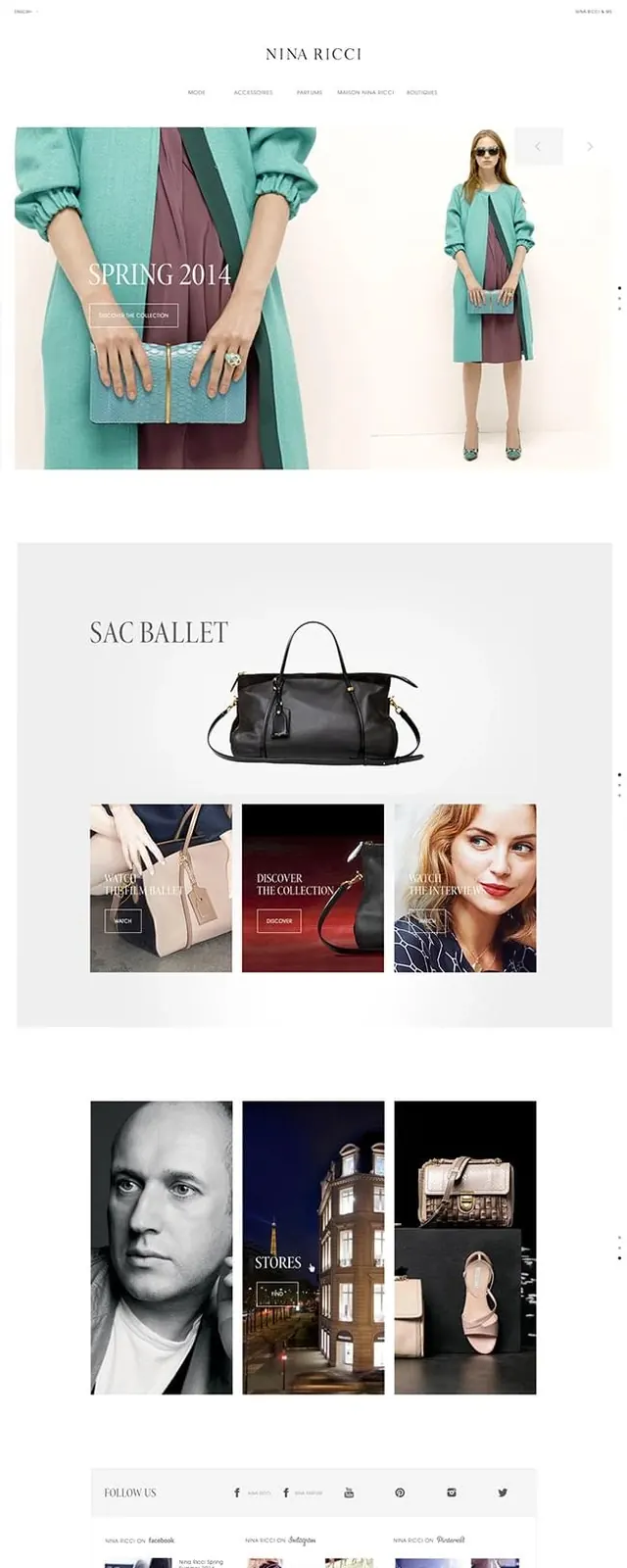 Fashion E-commerce Layout, minimal, editorial, light