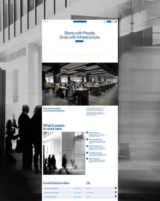 Cantor8 fintech website design system (slide 8), minimal, gradient-heavy, vibrant