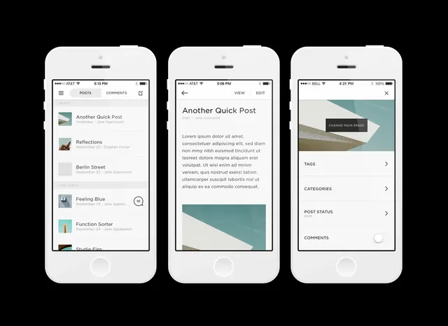Mobile App UI Mockup