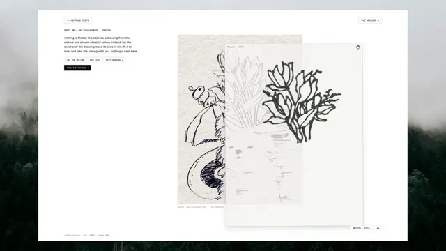 404 Tracing Paper, minimal, monochrome