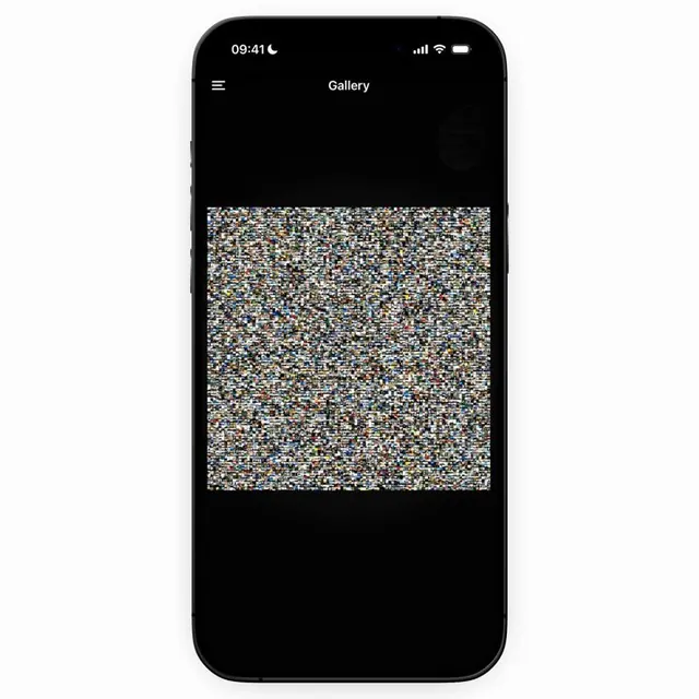 Photo Library Into Mosaic Art, abstract, dark