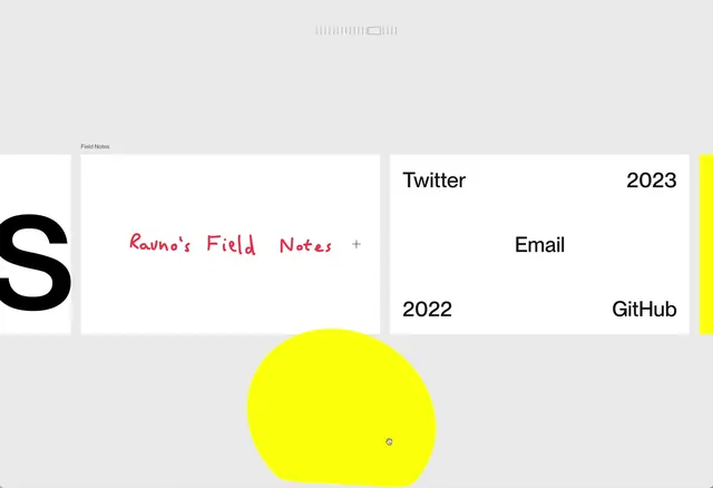 Rauno Freiberg Portfolio, minimal, vibrant
