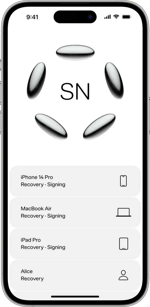 Mobile App UI for Device Recovery