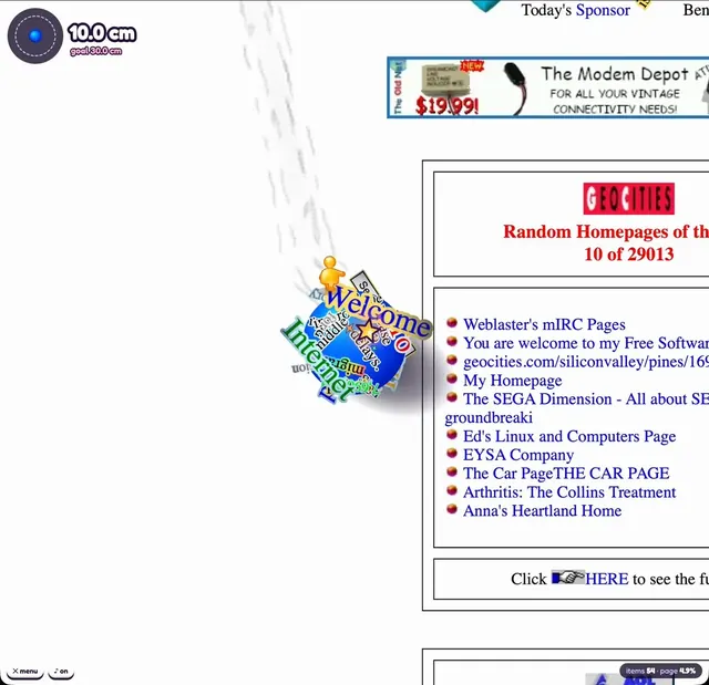 Katamari Internet Game, retro, playful, monochrome
