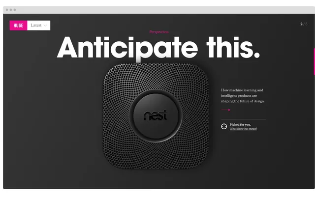 Huge Perspectives Nest Protect feature, dark-mode, minimal, dark