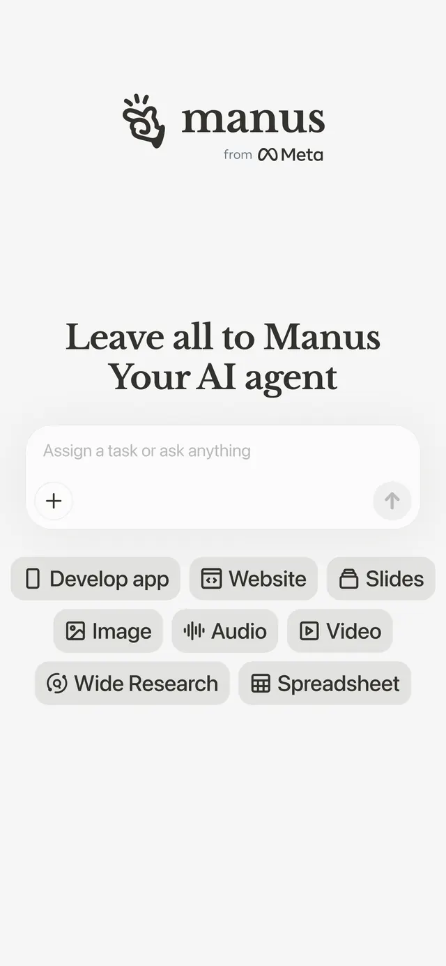 Manus, minimal, monochrome