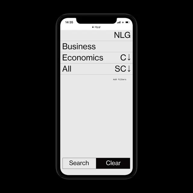 High-contrast mobile device mockup, minimalist, monochrome, dark
