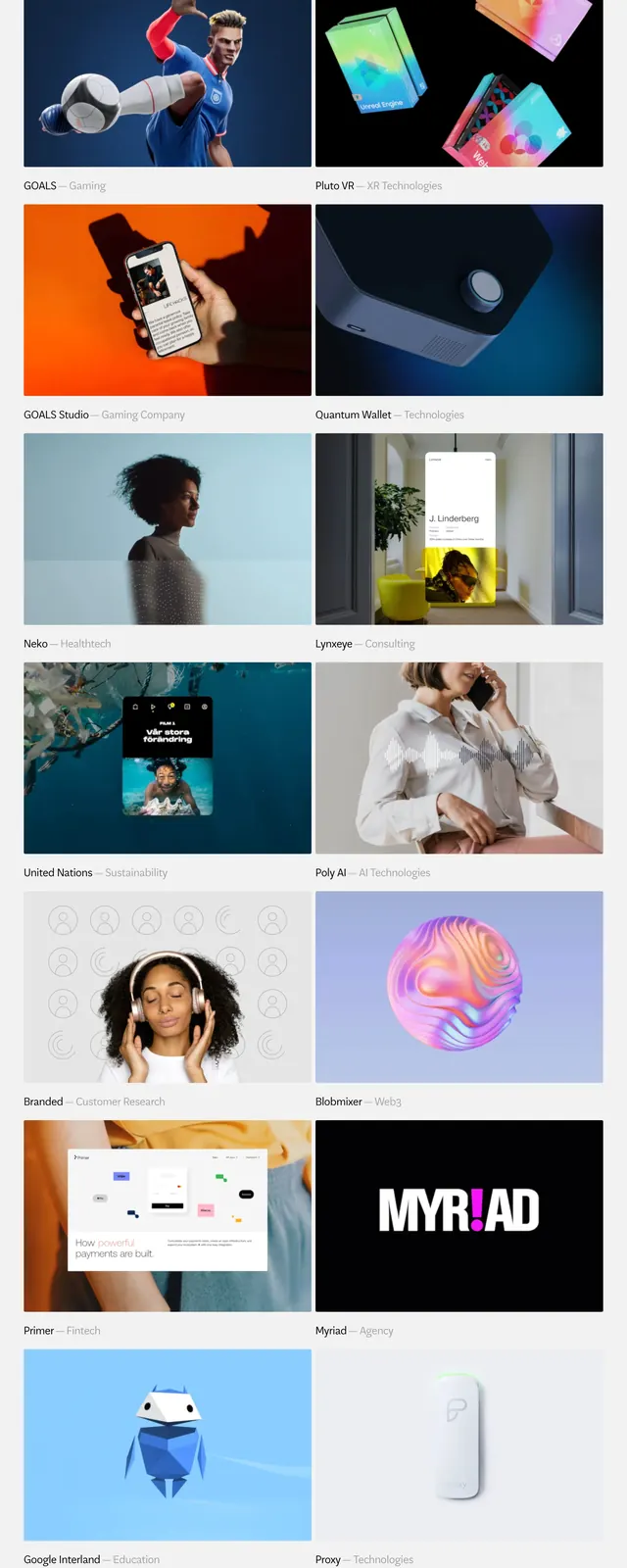 14islands Agency Landing Page, editorial, minimal, light