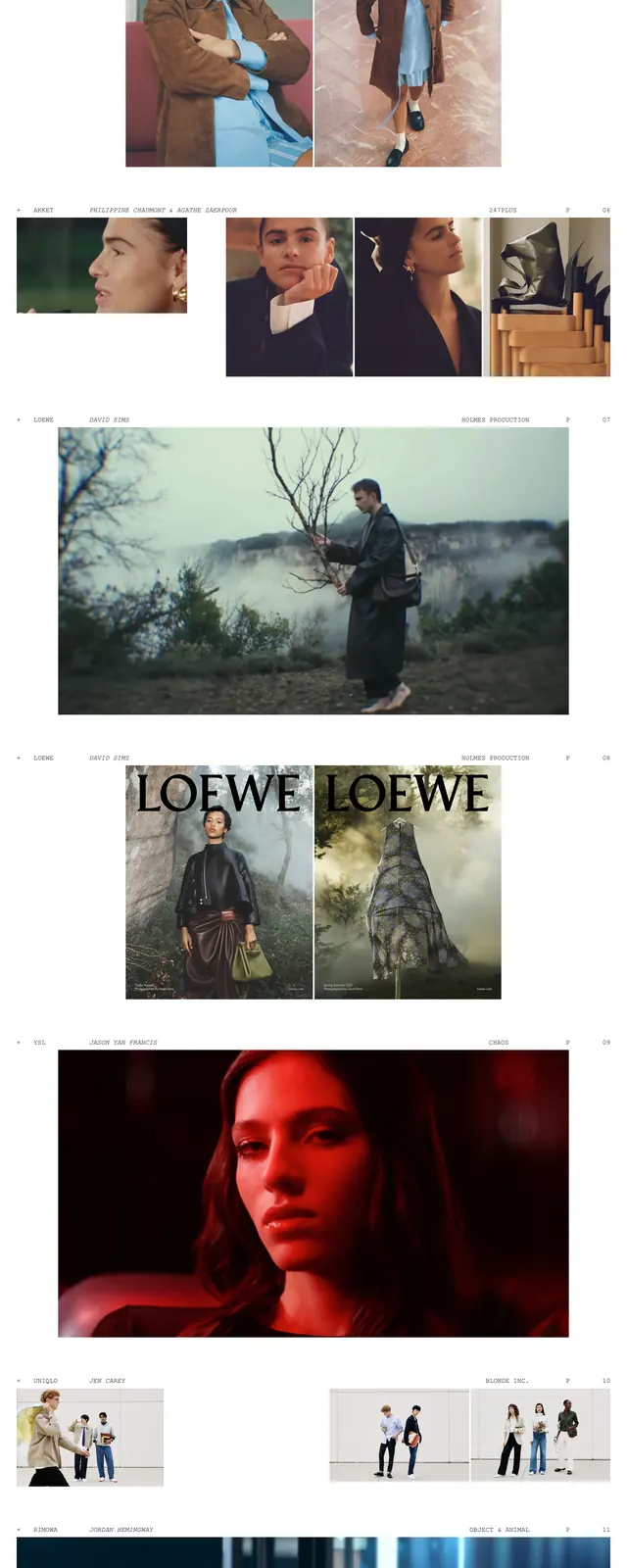 247plus Portfolio Showcase, editorial, minimal, light