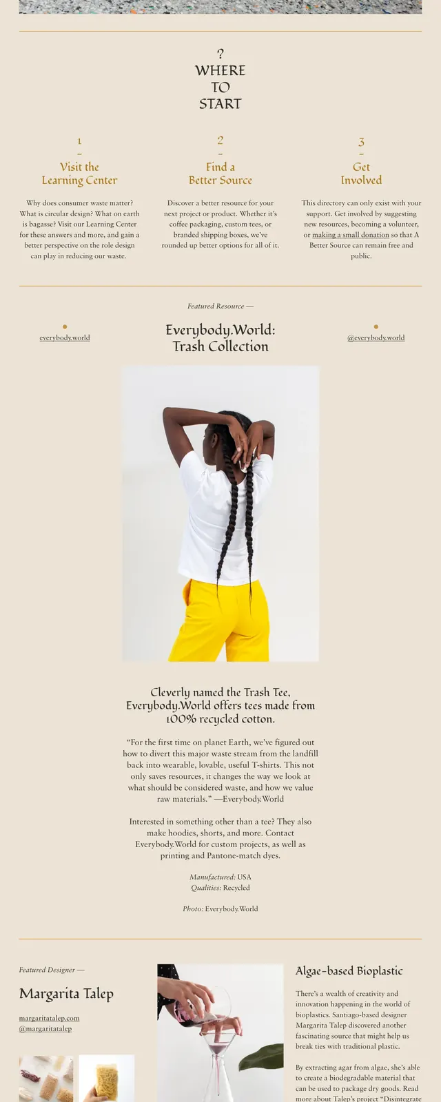 Abettersource Directory, editorial, minimal, muted