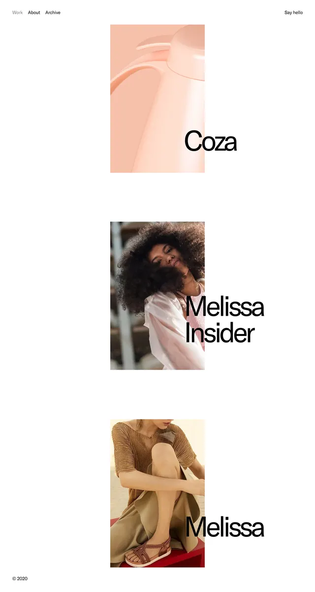 Aboutmarco Portfolio Gallery, minimal, editorial, light