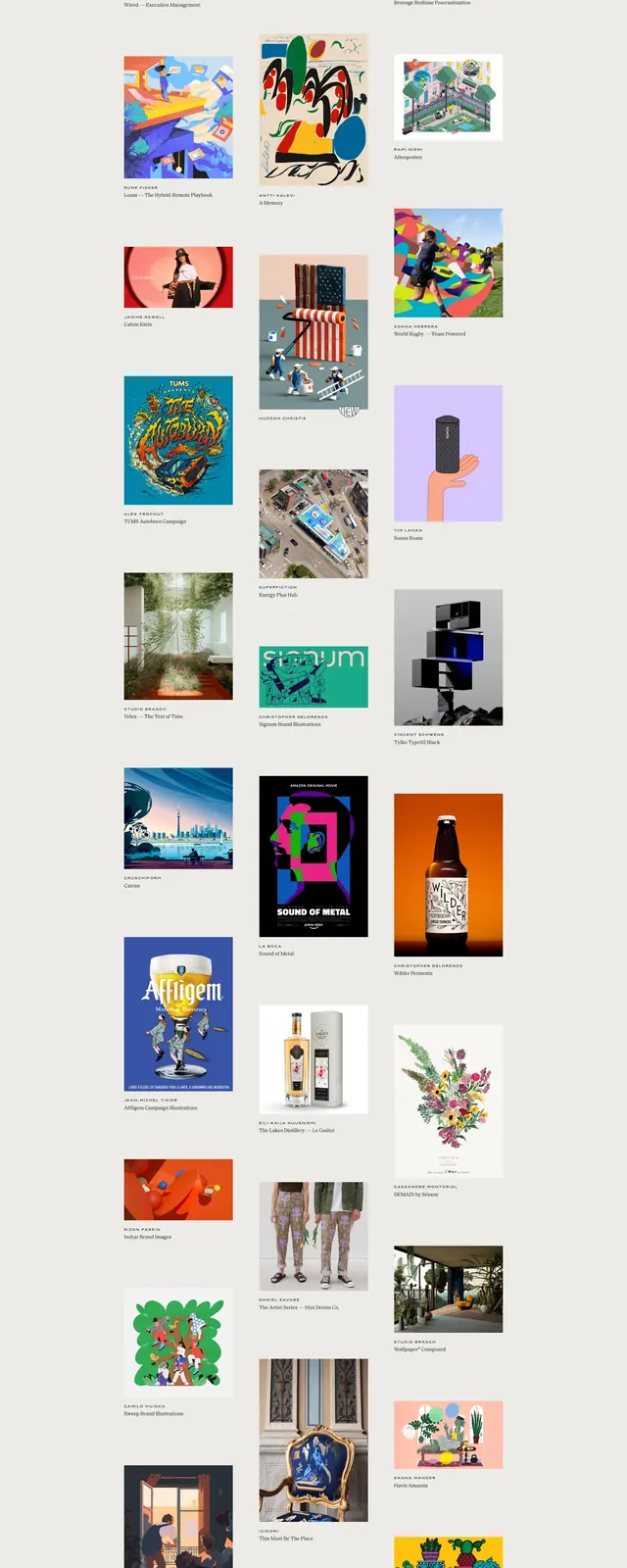 Agentpekka Agency Portfolio, editorial, minimal, light