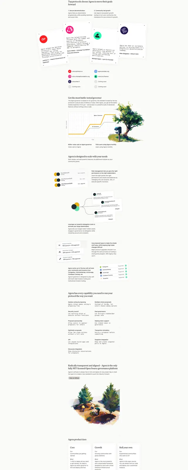Agora Governance Platform, minimal, corporate-clean, light