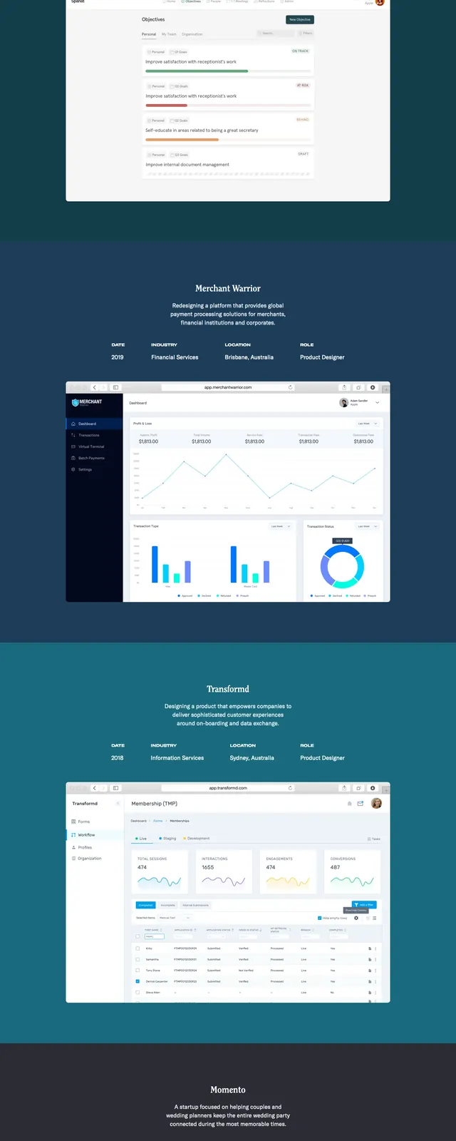 Minimalist Portfolio Landing Page, minimal, corporate-clean, high-contrast