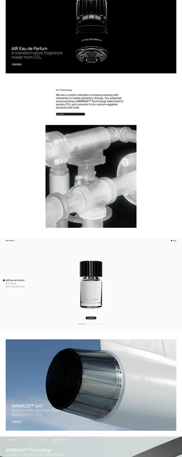 Air Company Sustainable Luxury, minimal, luxury, light