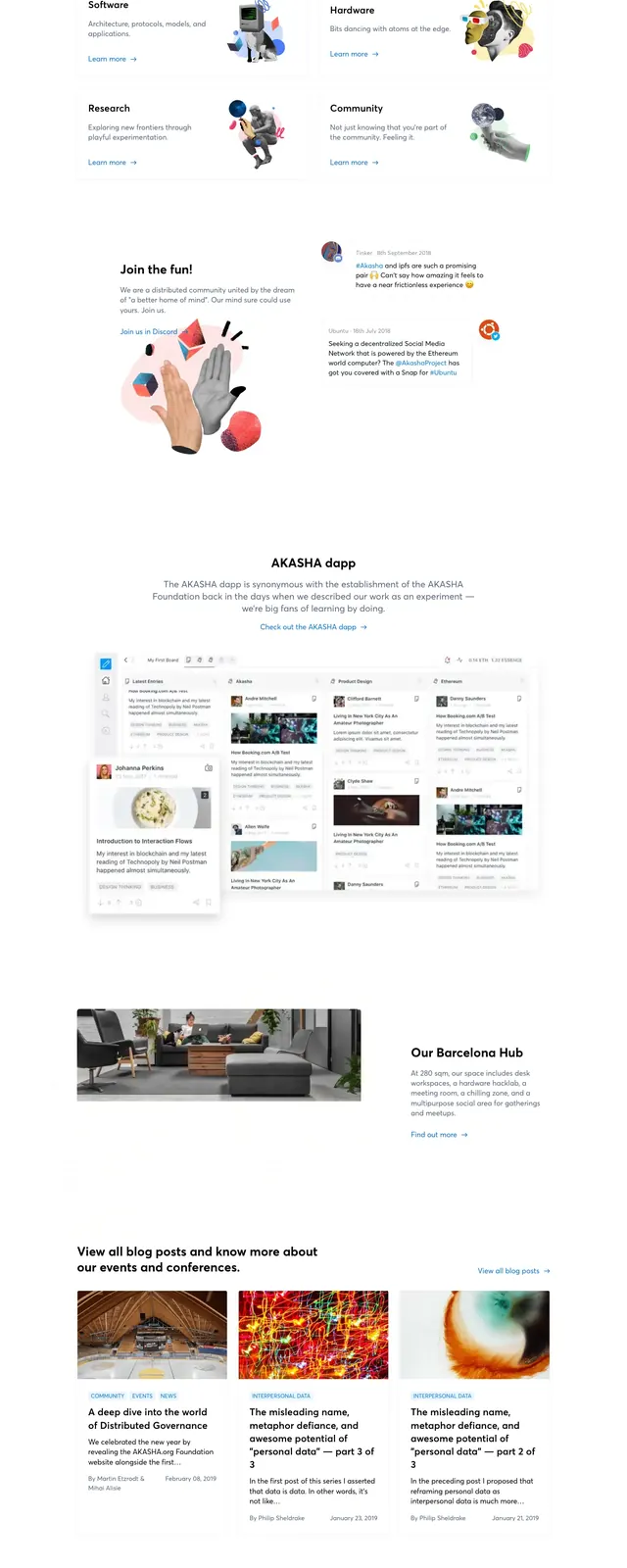 Akasha Foundation Landing Page, minimal, corporate-clean, light