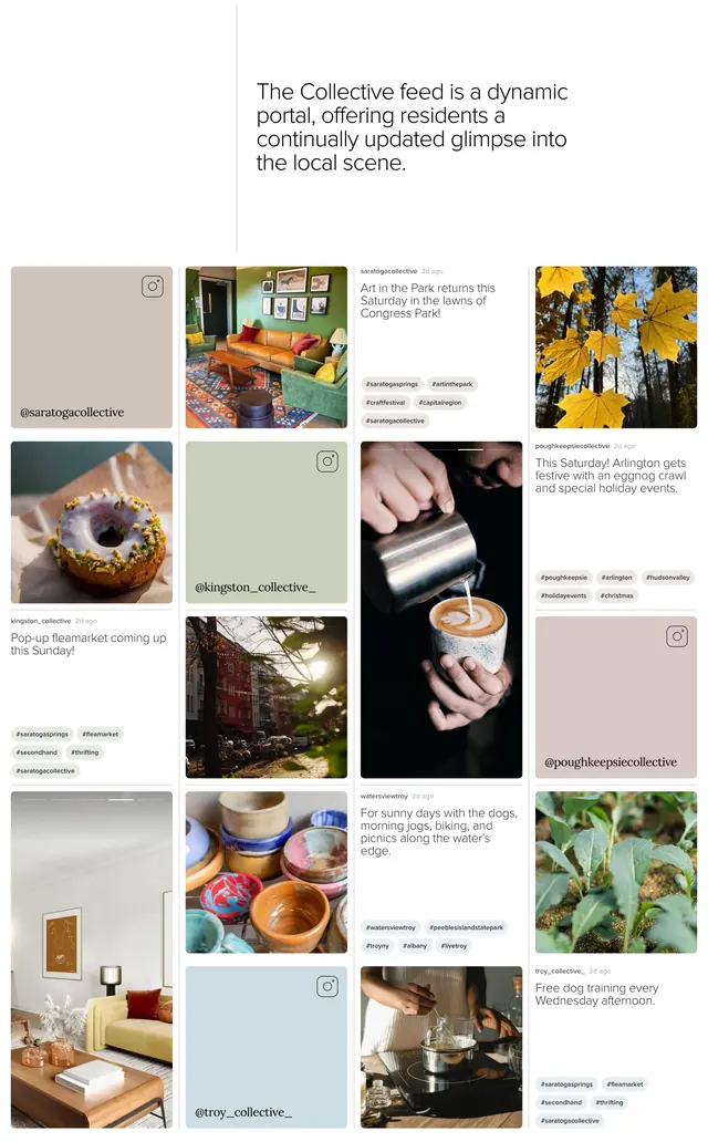 Aker Fundamental Page Section Collective Feed, minimal, light-mode, light