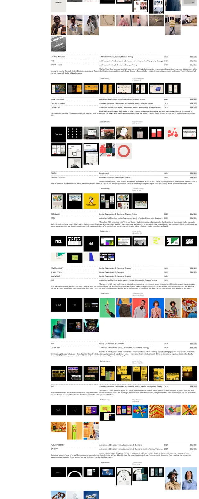 Alright Studio Portfolio, brutalist, minimal, high-contrast
