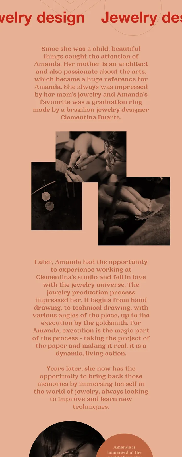 Amanda Braga Portfolio, editorial, minimal, muted