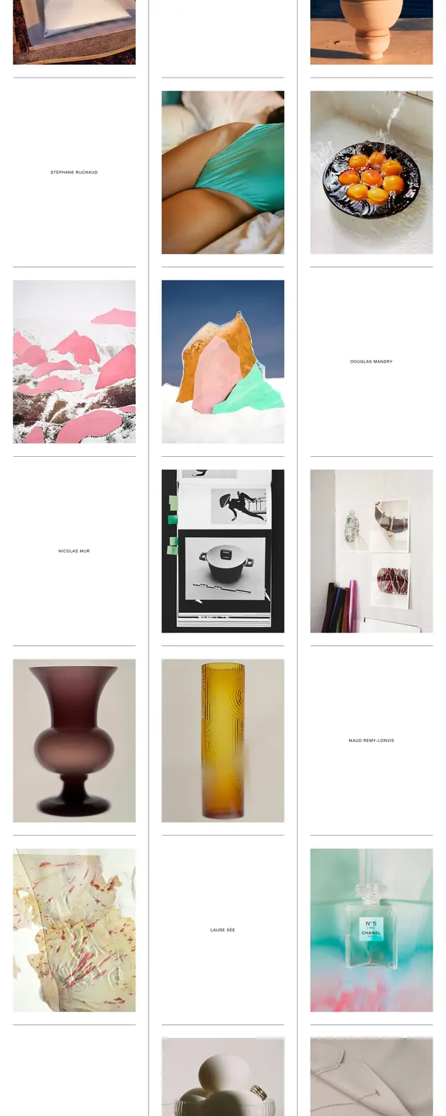 Anthemrep Portfolio Grid, minimal, editorial, light