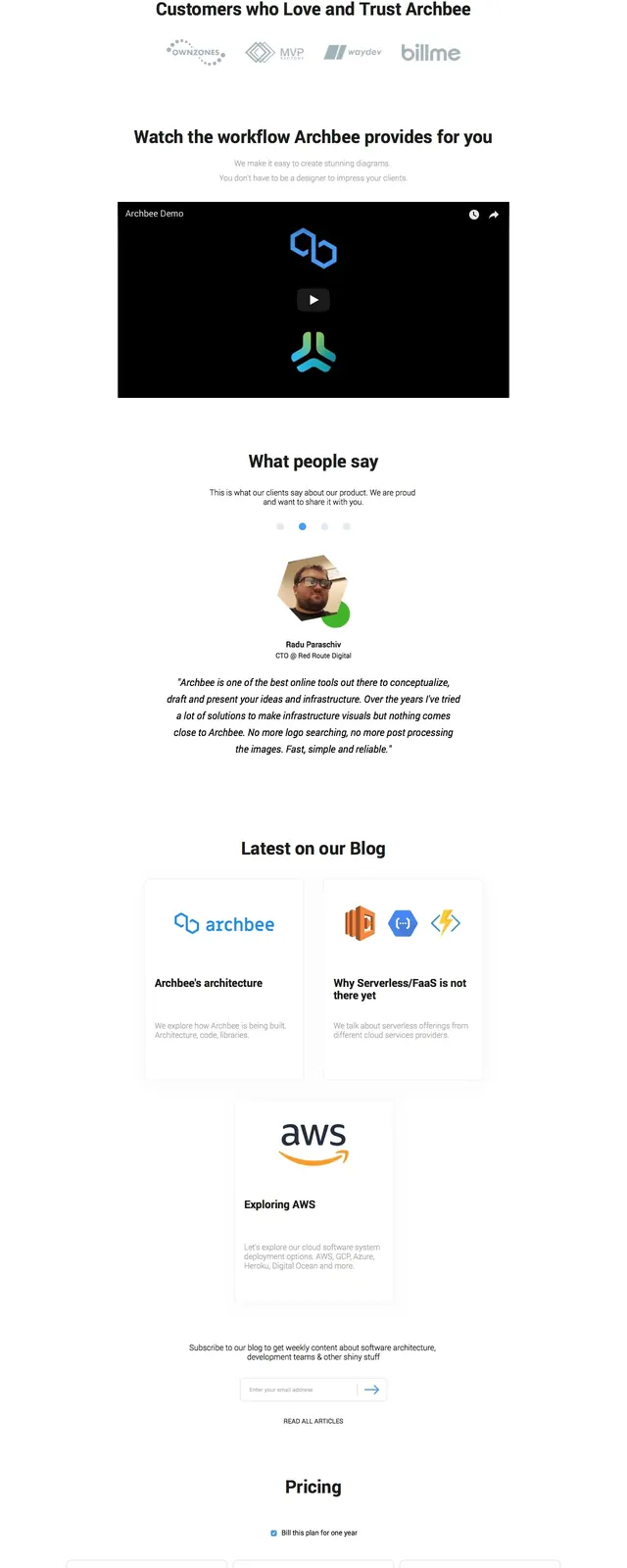 Archbee Documentation & Diagramming, corporate-clean, minimal, light