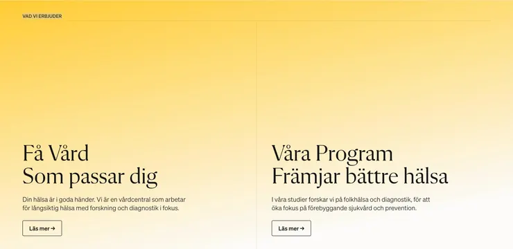 Atrium split benefits on yellow gradient, minimal, editorial, light